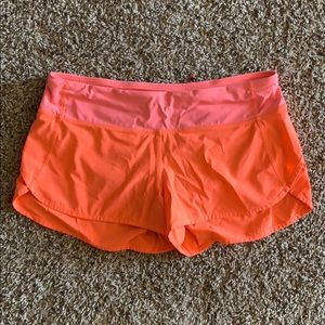 Lulu lemon running shorts